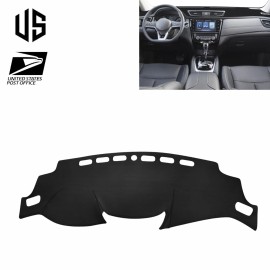 Unbranded For 2014-2020 Nissan X-trail Leather Dashboard Cover Dashmat Non-Slip Dash Mat