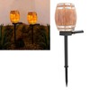 Solar Pathway Light Resin PP LED Light Sensing Waterproof Wine