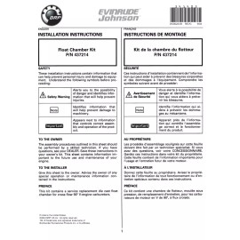 Johnson Evinrude 0437214 Carburetor Float Chamber
