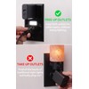SOZULAMP 4-Pack Night Light Wall Outlet, Touch & Dusk-to-Dawn Sensors
