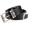 BEZLIT Men's Belt with Metal Clasp, black