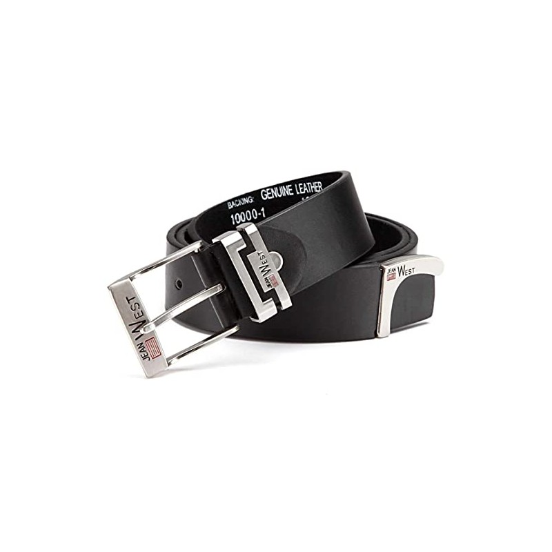 BEZLIT Men's Belt with Metal Clasp, black