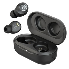 JLab JBuds Air ANC - Auriculares Bluetooth inalámbricos verdaderos | Negro | Cancelación activa de ruido | Modo de película de baja latencia | Conexión dual | Resistencia al sudor IP55 | Ajustes de sonido personalizados 3 ecualizadores