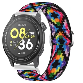 20mm, 22mm Stretch Elastics Nylon Adjustable Replacement Strap Accessories for Men & Women - Compatible with COROS PACE 3, APEX Pro, APEX 46mm, PACE 2 Smartwatch