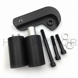 HONGK For 2006-2008 Suzuki GSXR 600 750 Black FRAME SLIDERS (Fit 2008 Suzuki GSXR600)