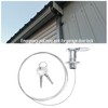 LT Easiyl Emergency Garage Door Lock with Steel Wire and