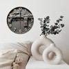 Lancholy 10-Inch Silent Wooden Wall Clock, Tactical Shotgun Clock Wall