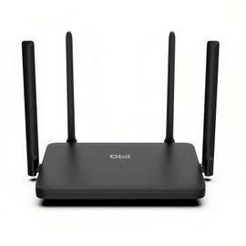 Dbit N300 Easy Setup Wireless Wi-Fi Router Smart Home Internet Router - 2 x High Power Antennas, Supports Access Point, WISP, Up to 300Mbps (T1 Pro)