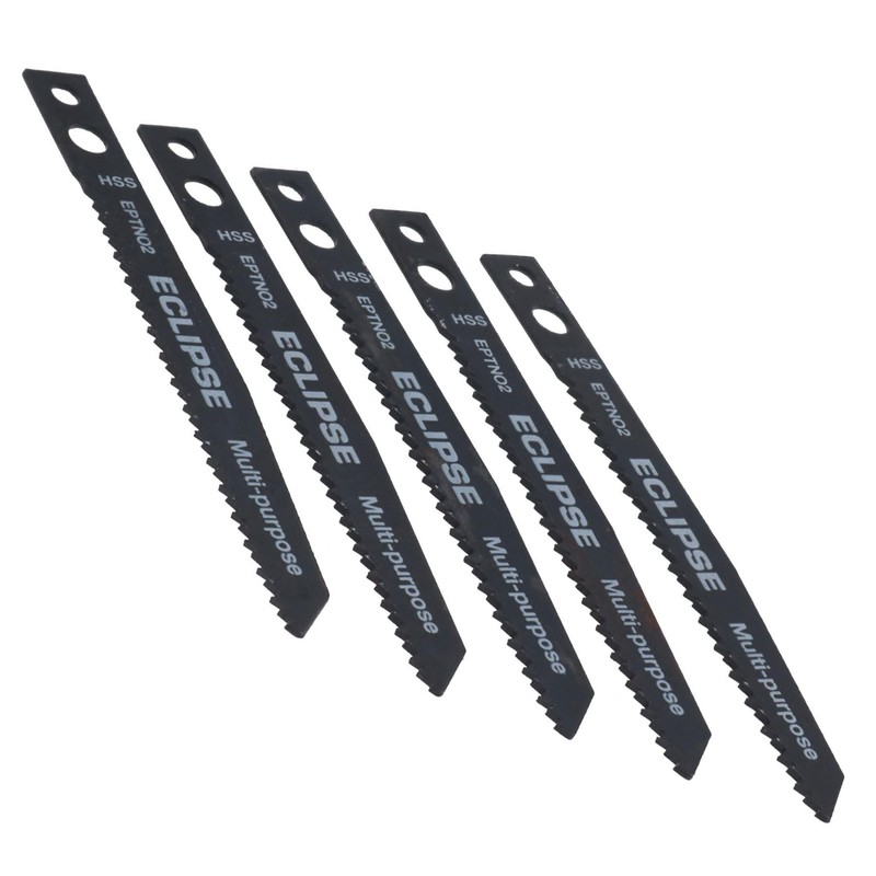 Eclipse Metal Wood Plastic Jigsaw Blades Fine Straight Cut 1.8mm