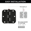 Design House Door Hinges for Interior Doors 6-Pack 3.5-inch x