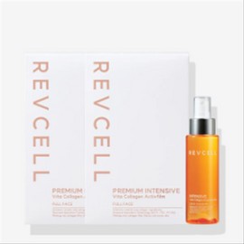 2 boxes of LiveVCell Vita Collagen Full Face Active Film + 1 ampoule mist 100ml / 리브이셀 비타콜라겐 풀페이스 액티브 필름 2박스 + 앰플 미스트100ml 1개
