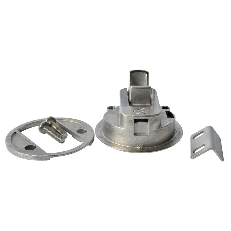 Amarine Made 2" Flush Pull Slam Latch Stainless Steel Round