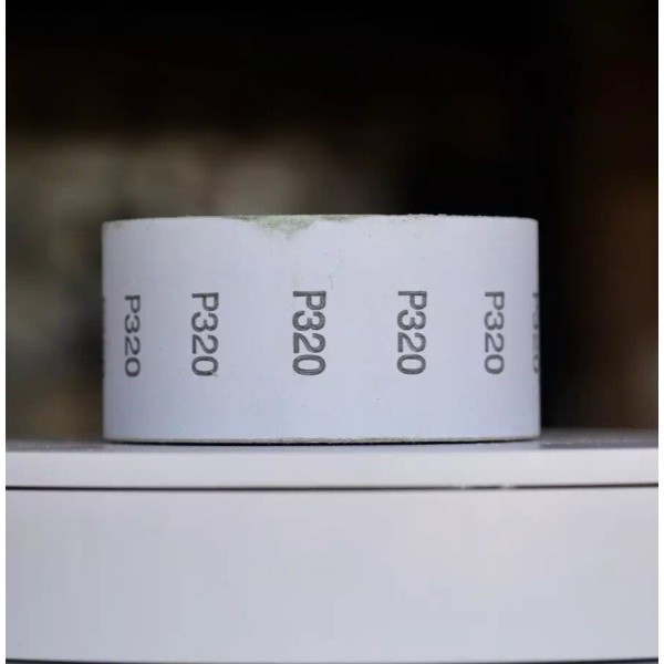 Platinum Sandpaper 320 Grit Gold Longboard Sandpaper Roll 2-3/4" Wide,