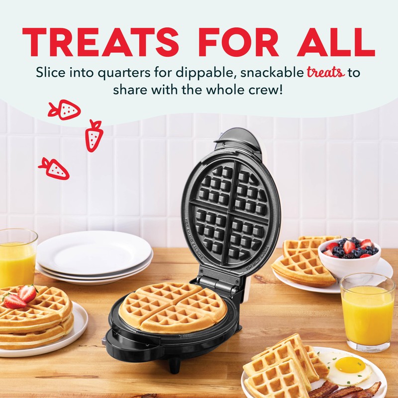 DASH Removable Waffle Plates (Removable 8" Waffle Plate 2 Pack