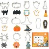 12 Pcs Halloween Cookie Cutters Set, Mini Stainless Steel Spooky