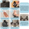 Shower Caddy Corner,Suction Cup Shower Caddy with Hooks,No Drilling Rustproof