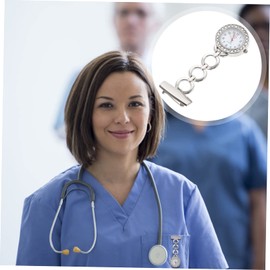 Gatuida Nurse Fob Watch Stylish Pocket Clip Watch for Medical Professionals Delicate Design Birthday for Nurses and Healthcare Workers