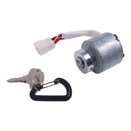 IEQFUE Ignition Switch with 2 Keys 66101-55200 66101-55210 Compatible with Kubota X1500D BX1800D BX1830D BX2200D BX2230D BX22D BX23D ZD18 ZD21 ZD25F ZD28 G2160 G2460G TG1860 G1700 G1800 G1900 G2000