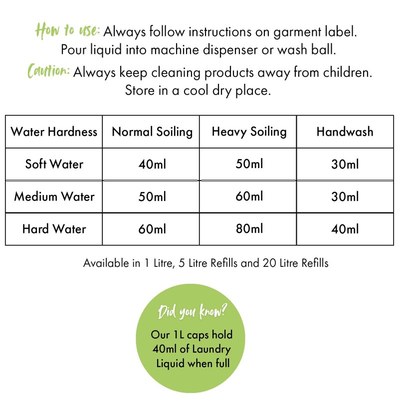 Bio-D Laundry Liquid Lavender Concentrated Non Bio 1 Litre