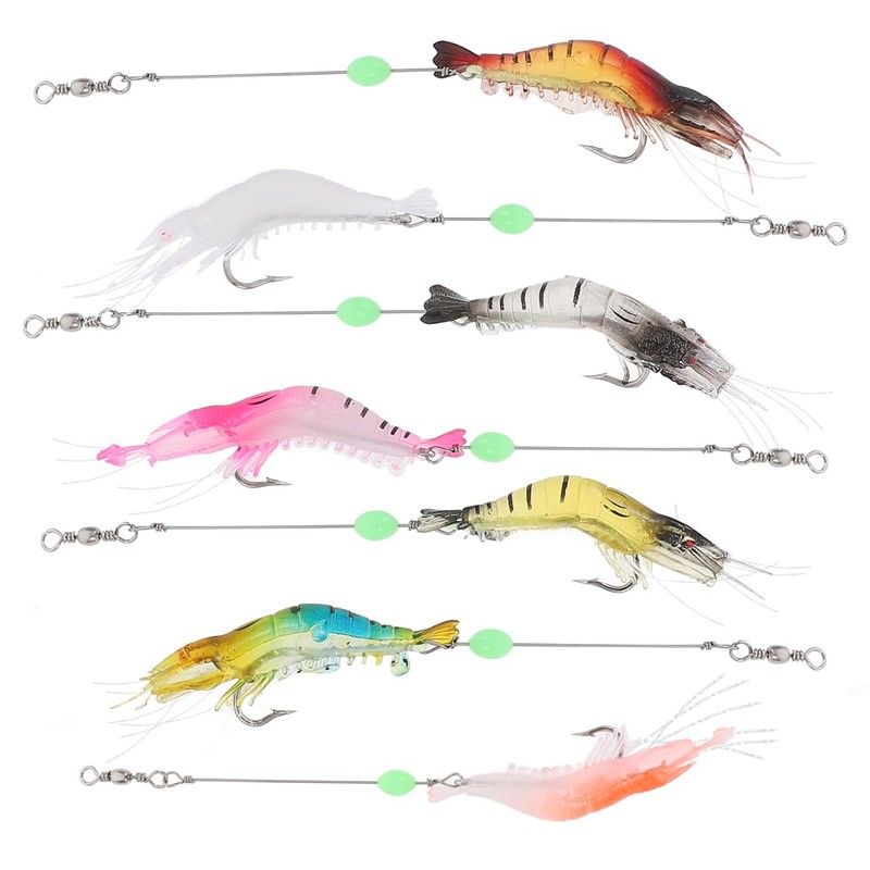 LALAFINA 7pcs Luminous Evil Lure Points with Abrasion Resistant Material