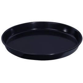 G.E.T. ST-13-1-BK Round Beer Serving Tray, 13", Black (Set of 12)