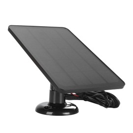 10W Solar Panel for Doorbell, Solar Panel Charger for Nest/Eufy Doorbell 2K Camera, Ring Video Doorbell 2/3+, Doorbell 3/4 Plus, IP66 Waterproof, 360° Adjustable Bracket