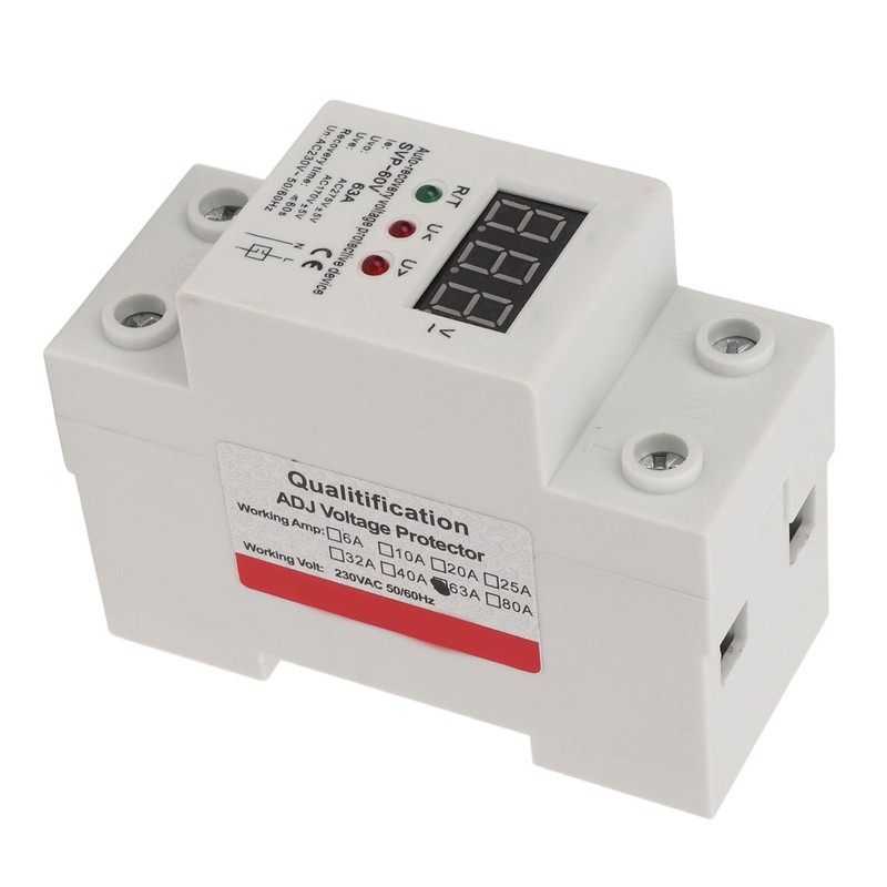 Auto Recovery Voltage Protectve Device Single Phase LED Digital Display