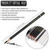 Brusarth Charcoal Drawing Set -12 pc Black charcoal pencils, White