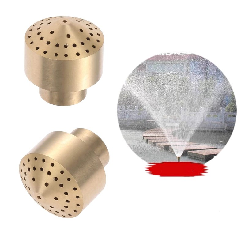 Hicello 1" Brass DN25 Fountain Nozzle Column Water Fountain Nozzle