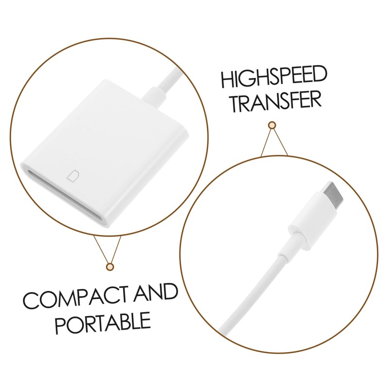 Mikinona Type c Card Reader Memory Card Reader for/Fast Transfer