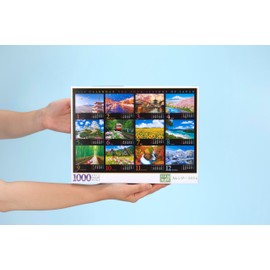 Beverly 1000-043 1000 Piece Jigsaw Puzzle Travel in Japan Calendar 2024 (49 x 72 cm)