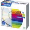 Verbatim SW80QU10V1 CD-RW 700MB 10 Disc Silver Disc 1-4x Recording