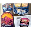 San Francisco California Design C Souvenir Die Cut Decorative Flat