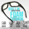 Bikershades Transitional Motorcycle Safety Glasses Photochromic CLEAR to GREY Lens