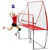 QUEMARQUE Volleyball Training Equipment, 8x11ft Volleyball Practice Net Station with