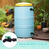 Innconee 3 Sets Rain Barrel Spigot Kit 3/4" High Flow
