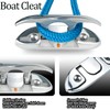KAHACIYO Folding Boat Cleat 4-1/2", Boat Cleat 316 Stainless Steel,