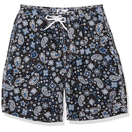 Trunks Swami - Bañador para Hombre de 20,3 cm, Negro, Medium