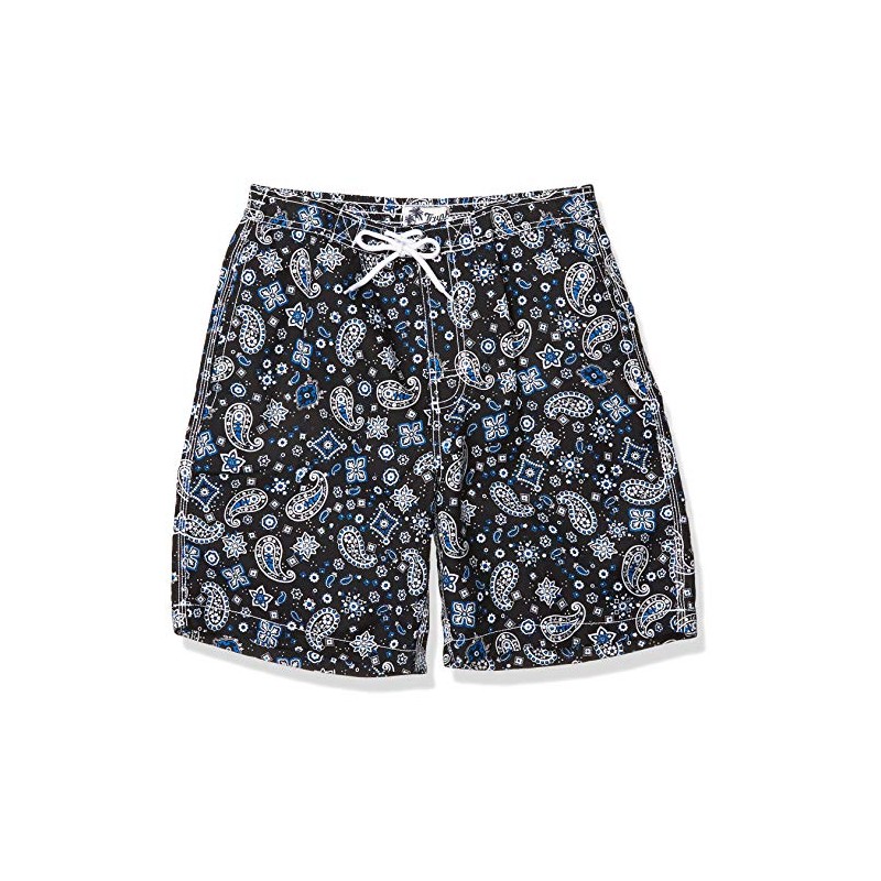 Trunks Swami - Bañador para Hombre de 20,3 cm, Negro,
