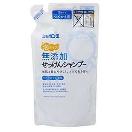 Shabondama Additive-Free Soap Shampoo, Foam Type, Refill 14.8 fl oz (420 ml)