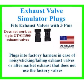 fits Ford Mustang GT350 GT350R Active Exhaust Valve Simulator Plug Sim Connector