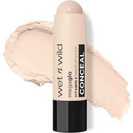 Wet n Wild MegaGlo Makeup Stick Follow Your Bisque – Corrector e Iluminador en Barra, Cobertura Media Construible, Acabado Natural, Fácil de Difuminar, Vegano y Cruelty Free