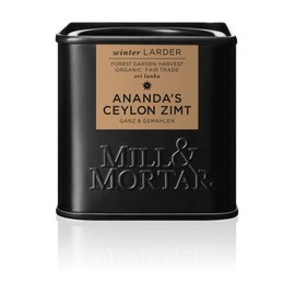 Mill & Mortar Genuine Ceylon Cinnamon from Sri Lanka Whole and Ground - Organic - 45 g