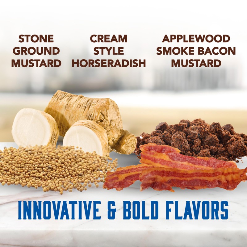 Inglehoffer Condiment Variety Pack, Stone Ground Mustard, Cream Style Horseradish