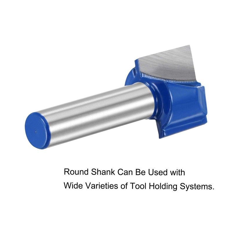 sourcing map 18mm Dia 8mm Shank Bottom Cleaning Router Bit,