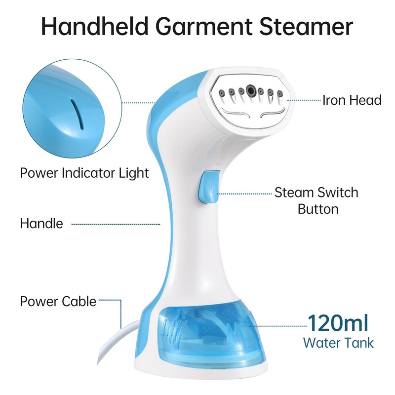 Travel Steamer for Clothes Handheld Garment Steamer 1100W Clothes Steamer