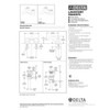 Delta Faucet 2522LF-MPU Classic Two Handle Centerset Bathroom , Chrome,