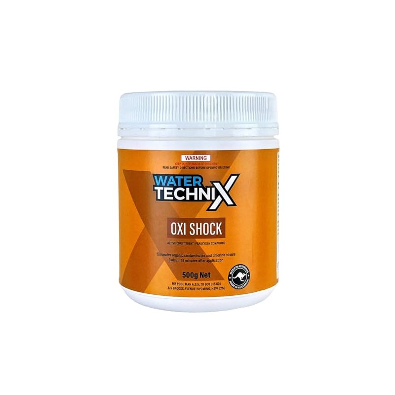 Water TechniX Oxi Shock Chlorine Free 500g - Maximum Strength