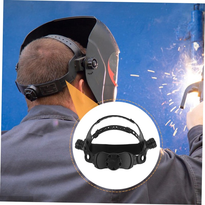 NOLITOY Adjustable Welding Helmet Headgear with Sweat Wicking Properties Flexible