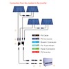 Trisinger Solar Panel Cable Connector, IP68 Waterproof, 1500V 70A Tinned